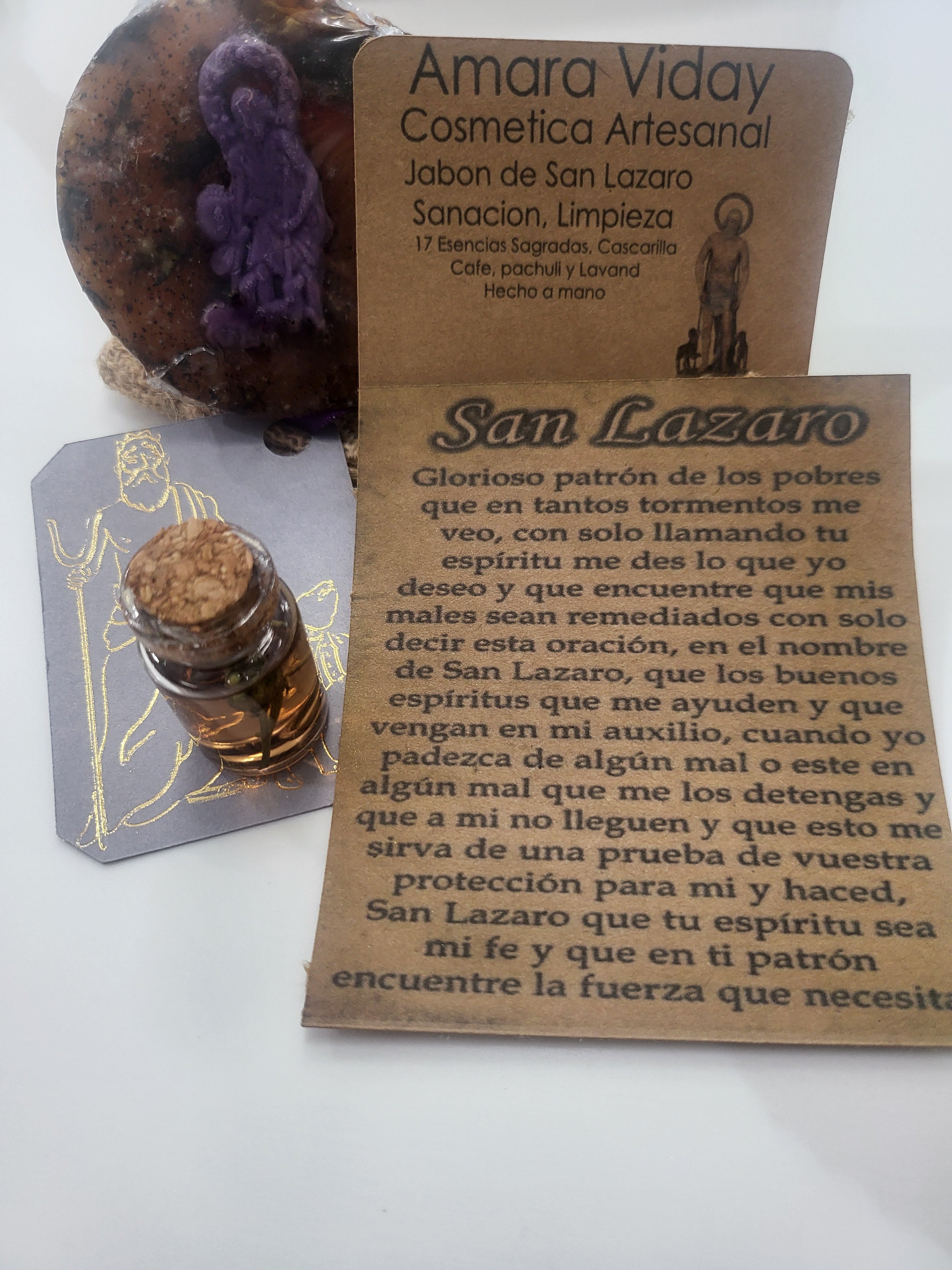 Jabón Artesanal de San Lázaro - Individual).